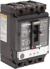 Square D - 100 Amp, 600 VAC, 3 Pole, Panel Mount Molded Case Circuit Breaker - Electronic Trip, Multiple Breaking Capacity Ratings, 14-3/0 AWG - Benchmark Tooling