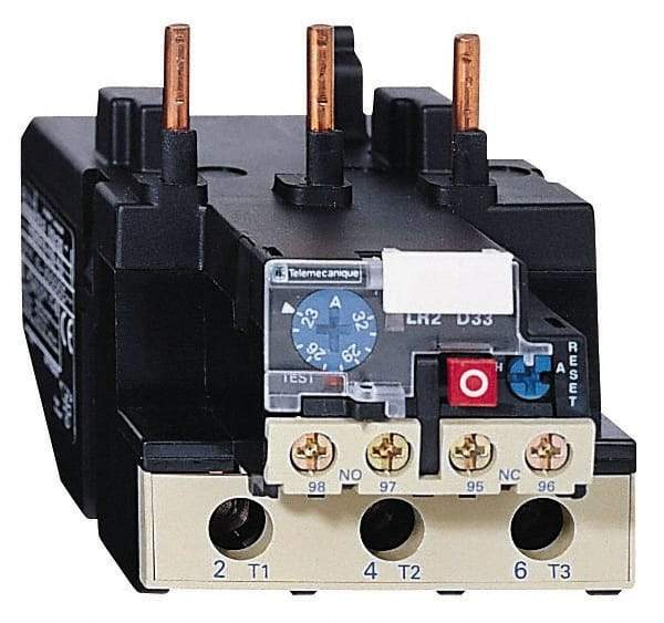 Schneider Electric - 17 to 25 Amp, 690 VAC, Thermal IEC Overload Relay - Trip Class 10A, For Use with LC1D80 and LC1D95 - Benchmark Tooling