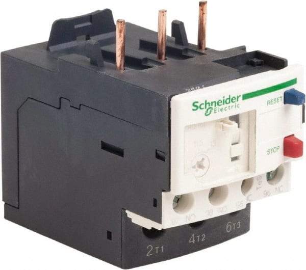 Schneider Electric - 3 Pole, NEMA Size 0-1, 9 to 13 Amp, 690 VAC, Thermal NEMA Overload Relay - Trip Class 20, For Use with LC1D12, LC1D18, LC1D25, LC1D32 and LC1D38 - Benchmark Tooling