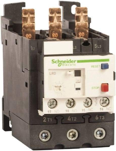 Schneider Electric - 23 to 32 Amp, 690 VAC, Thermal IEC Overload Relay - Trip Class 10A, For Use with LC1D25 and LC1D38 - Benchmark Tooling