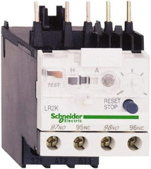 Schneider Electric - 0.11 to 0.16 Amp, 250 VDC, 690 Volt and 690 VAC, Thermal IEC Overload Relay - Trip Class 10A, For Use with LC1K, LC7K, LP1K and LP4K - Benchmark Tooling