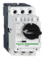 Schneider Electric - 0.40 Amp, 690 VAC at 50/60 Hz, 3 Pole, Bolt On, Clip Motor Circuit Breaker - Thermal Magnetic Trip, Multiple Breaking Capacity Ratings, 97mm Deep x 89mm High x 45mm Wide - Benchmark Tooling