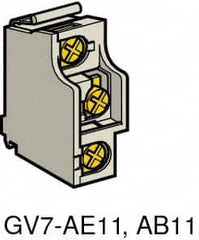 Schneider Electric - Circuit Breaker Auxiliary Contact Block - Use with GV7RE, GV7RS, TeSys - Benchmark Tooling