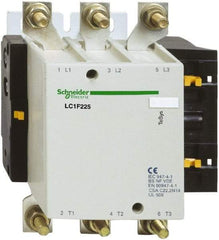 Schneider Electric - 3 Pole, 120 Coil VAC, 225 Amp at 440 VAC, Nonreversible IEC Contactor - Bureau Veritas, CCC, CSA, DNV, EN/IEC 60947-1, EN/IEC 60947-4-1, GL, JEM 1038, LROS, RINA, RMRoS, RoHS Compliant, UL Listed - Benchmark Tooling