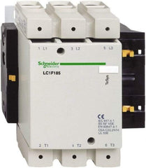 Schneider Electric - 3 Pole, 185 Amp at 440 VAC and 275 Amp at 440 VAC, Nonreversible IEC Contactor - Bureau Veritas, CCC, CSA, DNV, EN/IEC 60947-1, EN/IEC 60947-4-1, GL, JEM 1038, LROS, RINA, RMRoS, RoHS Compliant, UL Listed - Benchmark Tooling