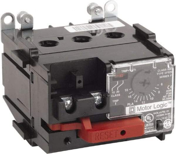 Square D - NEMA Size 0, 600 VAC, Thermal NEMA Overload Relay - For Use with Motor Logic - Benchmark Tooling