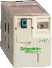 Schneider Electric - 3,750 VA Power Rating, Electromechanical Plug-in General Purpose Relay - 15 Amp at 250 VAC & 28 VDC, 2CO, 12 VDC - Benchmark Tooling