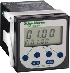 Schneider Electric - 100 hr Delay, Time Delay Relay - 8 Contact Amp, 24 VDC & 24 to 240 VAC at 50/60 Hz - Benchmark Tooling