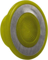 Schneider Electric - Extended Mushroom Head Pushbutton Switch Cap - Yellow, Illuminated - Benchmark Tooling