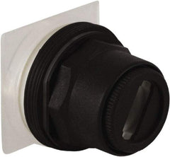 Schneider Electric - 30mm Mount Hole, 2 Position, Knob and Pushbutton Operated, Selector Switch Only - Maintained (MA), without Contact Blocks, Anticorrosive, Weatherproof, Dust and Oil Resistant - Benchmark Tooling