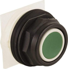 Schneider Electric - 30mm Mount Hole, Extended Straight, Pushbutton Switch Only - Green Pushbutton, Momentary (MO) - Benchmark Tooling