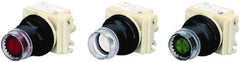 Schneider Electric - 30mm Mount Hole, Extended Straight, Pushbutton Switch Only - Momentary (MO) - Benchmark Tooling