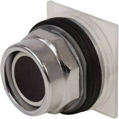 Schneider Electric - 30mm Mount Hole, Extended Straight, Pushbutton Switch Only - Black Pushbutton, Momentary (MO) - Benchmark Tooling