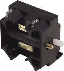 Schneider Electric - 2NC, 3 Amp, Electrical Switch Contact Block - 115 VDC and 240 VAC, Screw Terminal, 1.18 Inch Hole, 30mm Hole - Benchmark Tooling