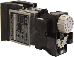 Square D - Time Delay Relay - 5 & 10 Contact Amp, 110 VAC at 50 Hz & 120 VAC at 60 Hz - Benchmark Tooling