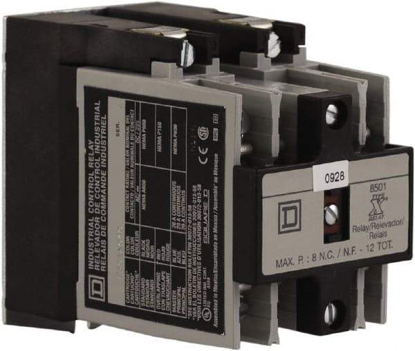 Square D - 4NO, 600 VAC Control Relay - Panel Mount - Benchmark Tooling