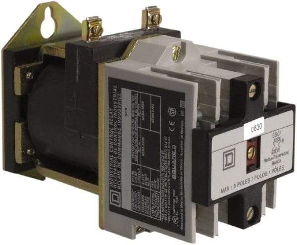 Square D - 2NO, 600 VAC Control Relay - Panel Mount - Benchmark Tooling