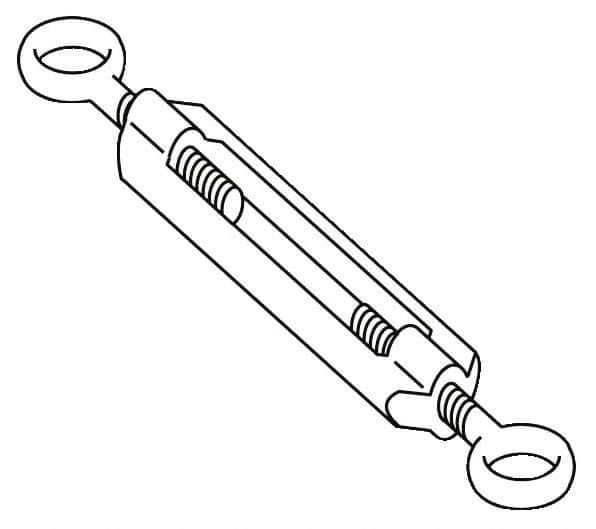 Telemecanique Sensors - 1.6 Inch Long, Limit Switch Turnbuckle - For Use with XY2C - Benchmark Tooling