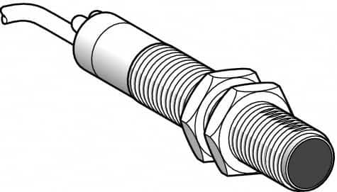 Telemecanique Sensors - Cable Connector, 15m Nominal Distance, Shock and Vibration Resistant, Through Beam Photoelectric Sensor - 24 to 240 VAC/VDC, 25 Hz, Brass, 82mm Long x 18mm Wide x 7 Inch High - Benchmark Tooling