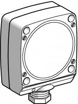 Telemecanique Sensors - NPN, PNP, NO/NC, 60mm Detection, Rectangular, Inductive Proximity Sensor - 2 Wires, IP67, 24 to 240 VAC/VDC, 80mm Wide - Benchmark Tooling