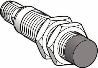 Telemecanique Sensors - PNP, NC, 7mm Detection, Cylinder, Inductive Proximity Sensor - 3 Wires, IP67, IP69, 12 to 48 VDC, M12x1 Thread, 66mm Long - Benchmark Tooling