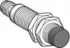 Telemecanique Sensors - NPN, PNP, 8mm Detection, Cylinder, Inductive Proximity Sensor - 2 Wires, IP67, 24 to 210 VDC, 24 to 240 VAC @ 50/60 Hz, M18x1 Thread, 72mm Long - Benchmark Tooling