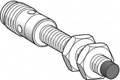 Telemecanique Sensors - PNP, NO/NC, 2.5mm Detection, Cylinder, Inductive Proximity Sensor - 4 Wires, IP67, 12 to 24 VDC, M8x1 Thread, 61mm Long - Benchmark Tooling