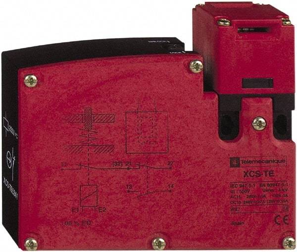 Telemecanique Sensors - 2NC Configuration, Multiple Amp Level, Plastic Key Safety Limit Switch - 110mm Wide x 33mm Deep x 94mm High, IP67 Ingress Rating - Benchmark Tooling