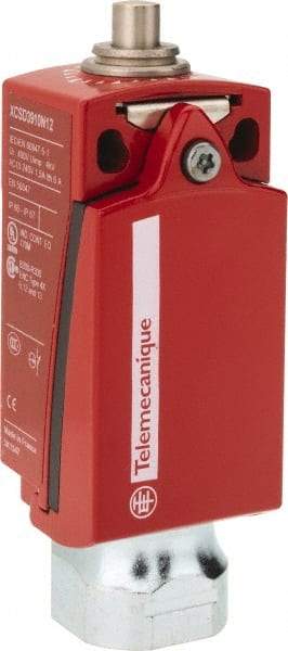 Telemecanique Sensors - NO/2NC Configuration, Multiple Amp Level, Metal Plunger Safety Limit Switch - 34mm Wide x 35mm Deep x 89mm High, IP66, IP67 Ingress Rating - Benchmark Tooling