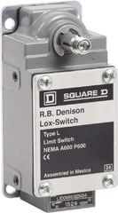 Square D - DPST, 2NC, 600 Volt Screw Terminal, Rotary Spring Return Actuator, General Purpose Limit Switch - 1, 2, 4, 12, 13 NEMA Rating, IP67 IPR Rating - Benchmark Tooling