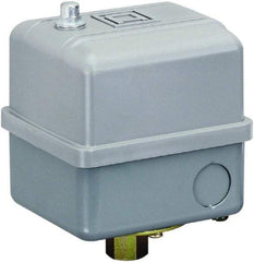 Square D - 1, 7, 9 and 3R NEMA Rated, 125 to 150 psi, Electromechanical Pressure and Level Switch - Adjustable Pressure, 575 VAC, L1-T1, L2-T2 Terminal, For Use with Square D Pumptrol - Benchmark Tooling