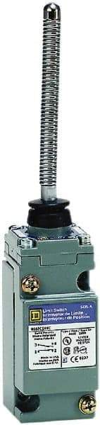 Square D - SPDT, 2NC/2NO, 600 Volt, Screw Terminal, Cat Whisker Actuator, General Purpose Limit Switch - 1, 2, 4, 6, 12, 13, 6P NEMA Rating, IP67 IPR Rating - Benchmark Tooling