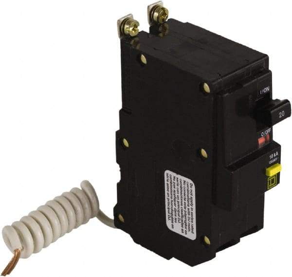Square D - 20 Amp, 240 VAC, 2 Pole, Bolt On Residual Current Circuit Breaker with Overcurrent Protection - 12-8, 14-8 AWG - Benchmark Tooling