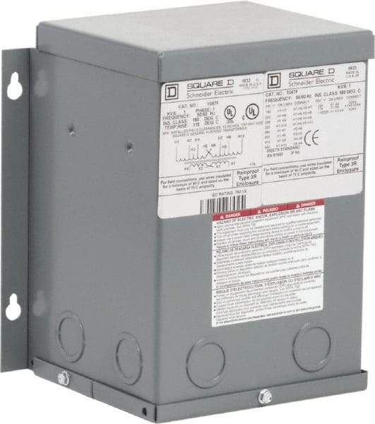 Square D - 1 Phase, 1 kVA, General Purpose Transformer - 3R NEMA Rating - Benchmark Tooling