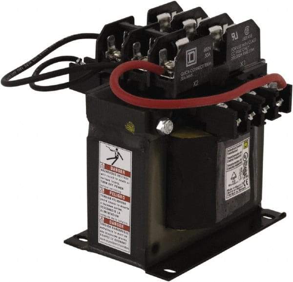 Square D - 300 VA, Top Mount Fuse Block Control Transformer - 4.7 Inch Deep - Benchmark Tooling