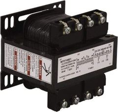 Square D - 100 VA, Top Mount Fuse Block Control Transformer - 50/60 Hz, 3.34 Inch Deep x 2.89 Inch High - Benchmark Tooling