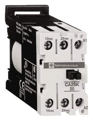 Schneider Electric - NC/NO, 277 VAC at 50/60 Hz Control Relay - DIN Rail Mount - Benchmark Tooling