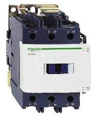 Schneider Electric - 3 Pole, 120 Coil VAC at 50/60 Hz, 95 Amp at 440 VAC, Nonreversible IEC Contactor - Bureau Veritas, CCC, CSA C22.2 No. 14, DNV, EN/IEC 60947-4-1, EN/IEC 60947-5-1, GL, GOST, LROS, RINA, UL 508 - Benchmark Tooling