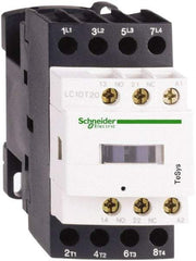 Schneider Electric - 4 Pole, 120 Coil VAC at 50/60 Hz, 20 Amp at 440 VAC, Nonreversible IEC Contactor - Bureau Veritas, CCC, CSA, CSA C22.2 No. 14, DNV, EN/IEC 60947-4-1, EN/IEC 60947-5-1, GL, GOST, LROS, RINA, RoHS Compliant, UL 508, UL Listed - Benchmark Tooling