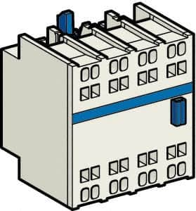 Schneider Electric - Contactor Auxiliary Contact Block - For Use with CR1F and TeSys D - Benchmark Tooling