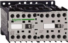 Schneider Electric - 3 Pole, 24 Coil VDC, 12 Amp at 440 VAC, 16 Amp at 690 VAC and 20 Amp at 440 VAC, Reversible IEC Contactor - BS 5424, CSA, IEC 60947, NF C 63-110, RoHS Compliant, UL Listed, VDE 0660 - Benchmark Tooling