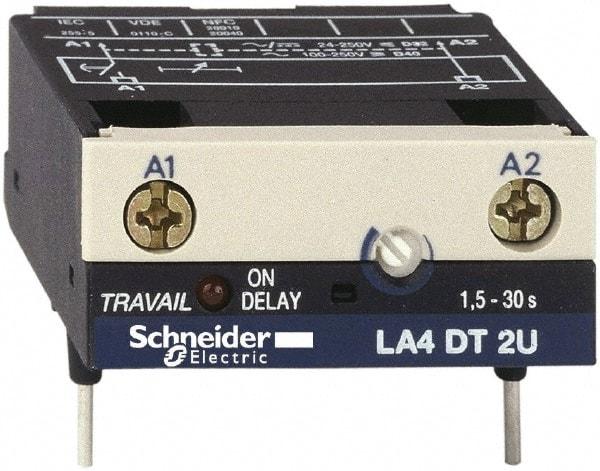 Schneider Electric - Contactor Timer Module - For Use with LC1D09-D65A, LC1D80-D150 and TeSys D - Benchmark Tooling