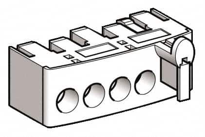 Schneider Electric - Starter Control Terminal Block - For Use with LU2BA0, LU2BB0, LU2MB0, LU6MB0, TeSys U - Benchmark Tooling