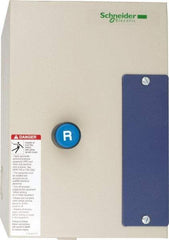 Schneider Electric - 9 Amp, 120 Coil VAC, Nonreversible Enclosed IEC Motor Starter - 1 Phase Hp: 0.3 at 120 VAC, 1 at 240 VAC, 3 Phase Hp: 2 at 208 VAC, 2 at 230 VAC, 5 at 460 VAC, 7.5 at 575 VAC - Benchmark Tooling