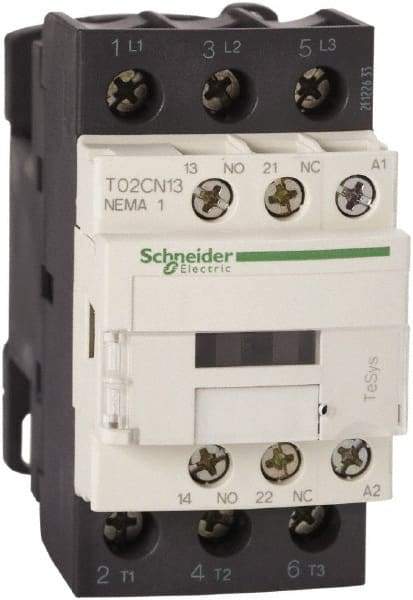 Square D - 3 Pole, 24 Coil VDC, 27 Amp NEMA Contactor - Open Enclosure - Benchmark Tooling