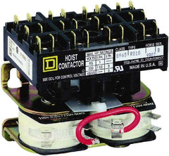 Square D - 3 Pole, 24 Coil VAC at 60 Hz, Reversible Definite Purpose Contactor - Phase 1 and Phase 3 Hp:  1 at 115 VAC, 1.5 at 230 VAC, 3 at 230 VAC, 3 at 460 VAC, 3 at 575 VAC, CSA, RoHS Compliant, UL Listed - Benchmark Tooling