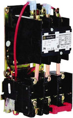 Square D - 3 Pole, 40 Amp Inductive Load, 24 Coil VAC at 50/60 Hz, Definite Purpose Contactor - Phase 1 and Phase 3 Hp:  10 at 230 VAC, 20 at 460 VAC, 25 at 575 VAC, 3 at 115 VAC, 7.5 at 230 VAC, Open Enclosure - Benchmark Tooling