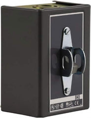 Square D - 3 Poles, 30 Amp, NEMA, Enclosed Toggle Manual Motor Starter - 1 hp at 90 VDC, 10 hp at 460 VAC, 10 hp at 575 VAC, 1-1/2 hp at 230 VDC, 2 hp at 115 VAC, 2 hp at 115 VDC & 7-1/2 hp at 230 VAC, CE, CSA, NEMA 1 & UL Listed - Benchmark Tooling