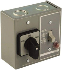 Square D - 1 Pole, 16 Amp, NEMA, Enclosed Toggle Manual Motor Starter - 1 hp at 115 VAC, 1 hp at 230 VAC, 1 hp at 277 VAC, CE, CSA, NEMA 1 & UL Listed - Benchmark Tooling