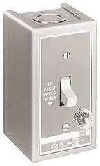 Square D - 1 Pole, 16 Amp, NEMA, Enclosed Toggle Manual Motor Starter - 1 hp at 115 VAC, 1 hp at 230 VAC, 1 hp at 277 VAC, CE, CSA, NEMA 1 & UL Listed - Benchmark Tooling